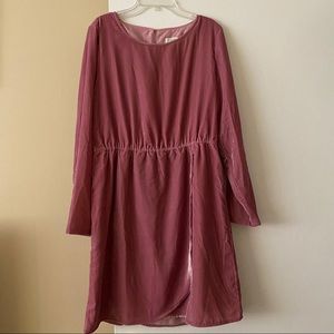 velvet tulip-hem dress • j.crew